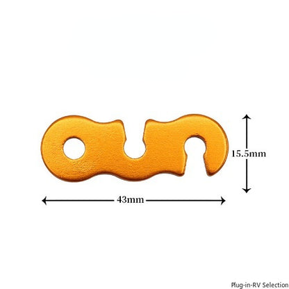 Camping Mini Aluminum Rope Tensioner