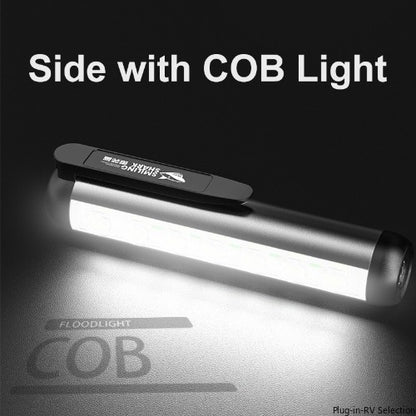 Super bright LED flashlight working lamp mini USB charging