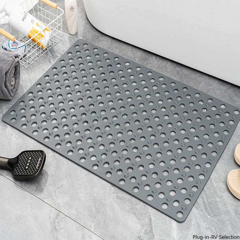 Square anti-slip and anti-fall massage bathroom floor mat