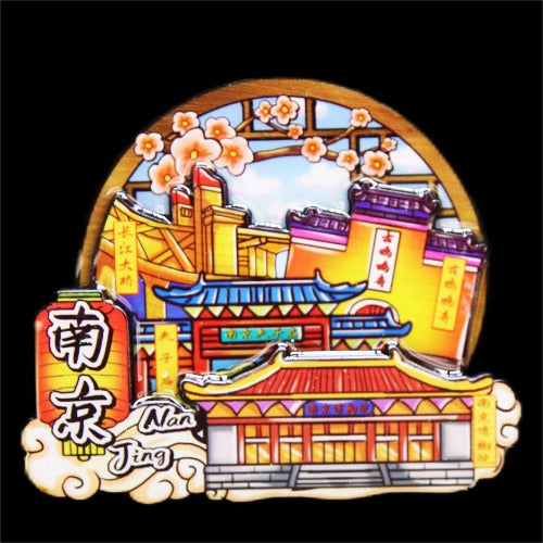 Vol.1-Chic wooden refrigerator magnets souvenirs from China's cities