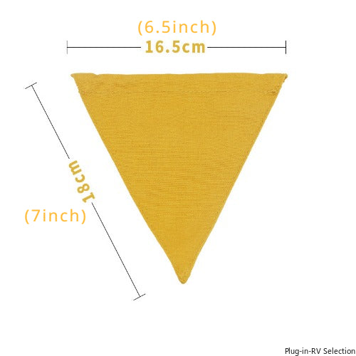 Minimalist Retro Camping Atmosphere Triangle Flags