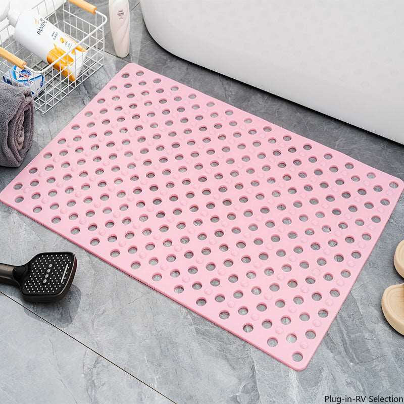 Square anti-slip and anti-fall massage bathroom floor mat