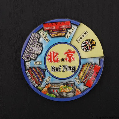 Vol.1-Chic wooden refrigerator magnets souvenirs from China's cities