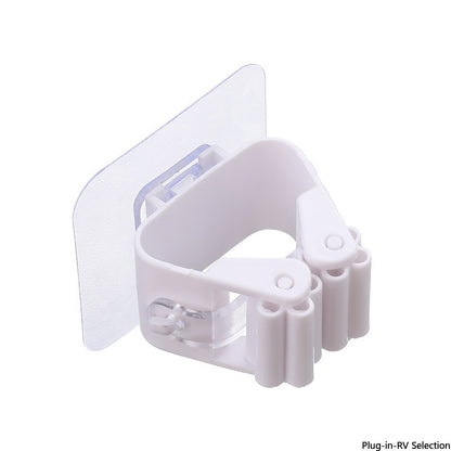 Wall Mop Holder Clip Rack Adhesive Brush Hanger