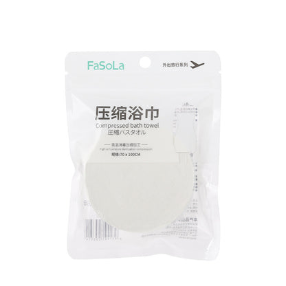Disposable compressed towel