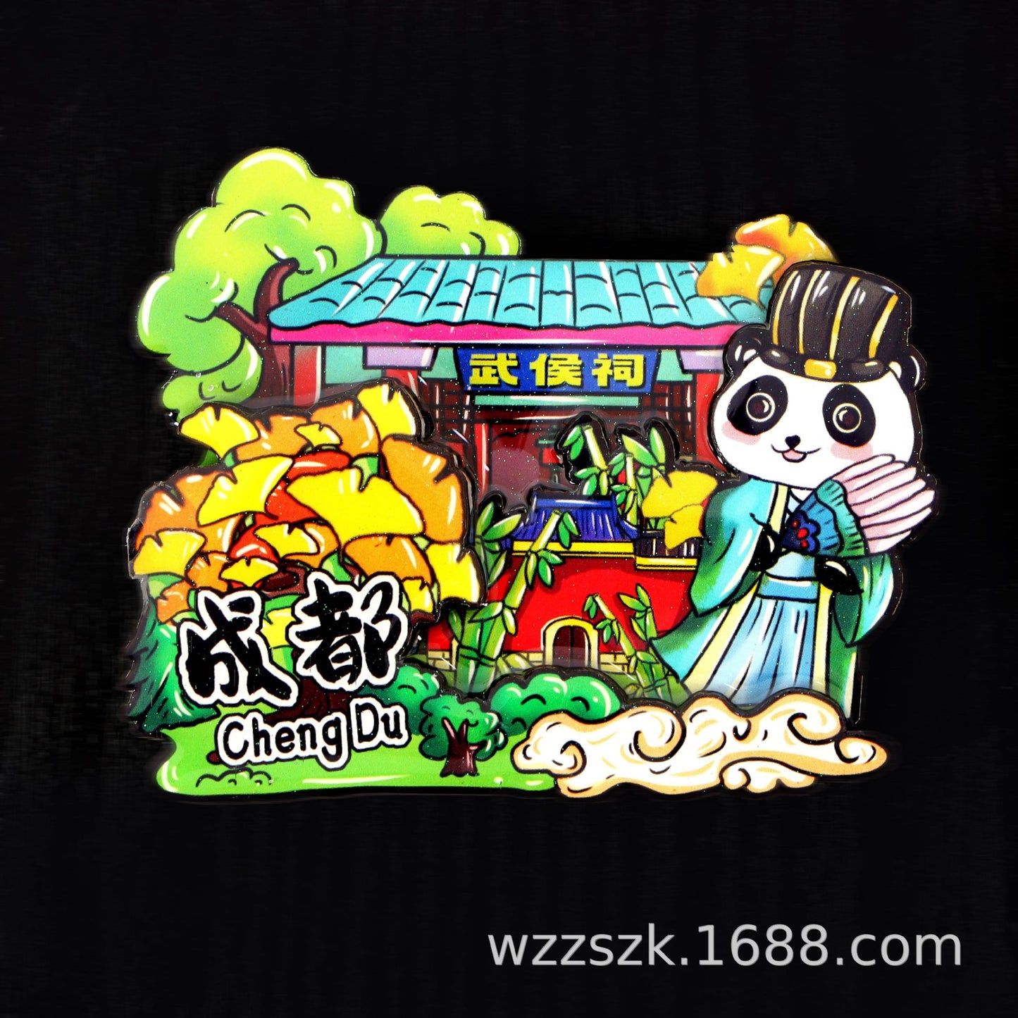Vol.1-Chic wooden refrigerator magnets souvenirs from China's cities