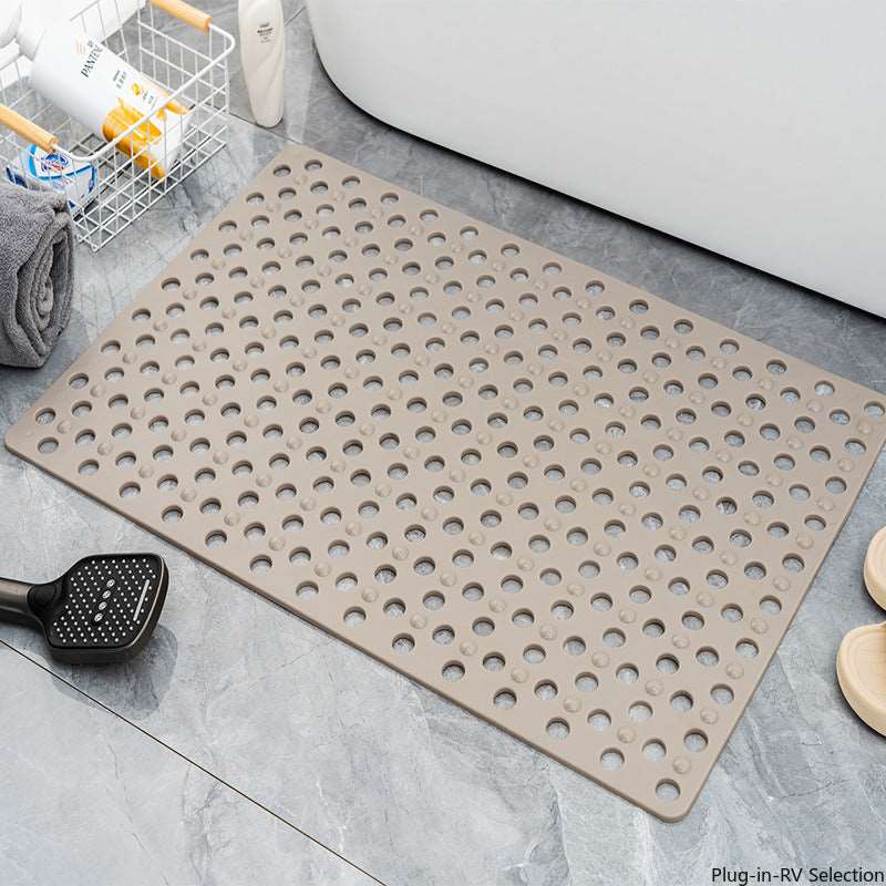 Square anti-slip and anti-fall massage bathroom floor mat