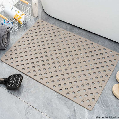Square anti-slip and anti-fall massage bathroom floor mat