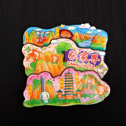 Vol.1-Chic wooden refrigerator magnets souvenirs from China's cities